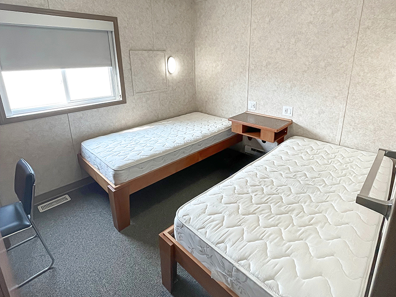 Untapped Modulars dorm unit with two beds