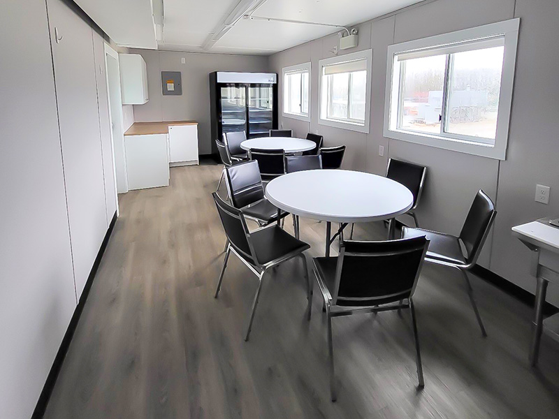 Untapped Modulars interior unit of a dining area