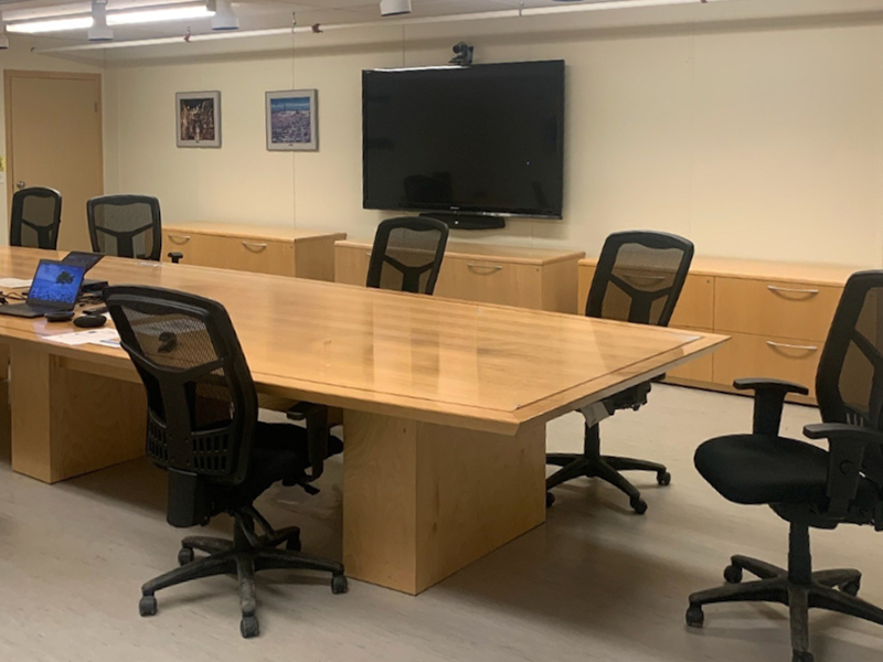 Board Room with chairs around a large table